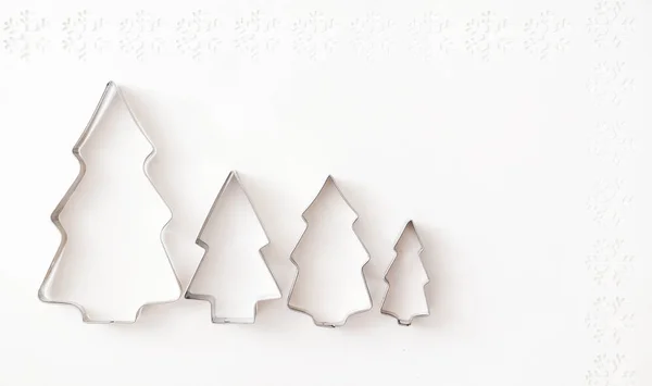 Christmas cookies cutters — Stock Photo, Image