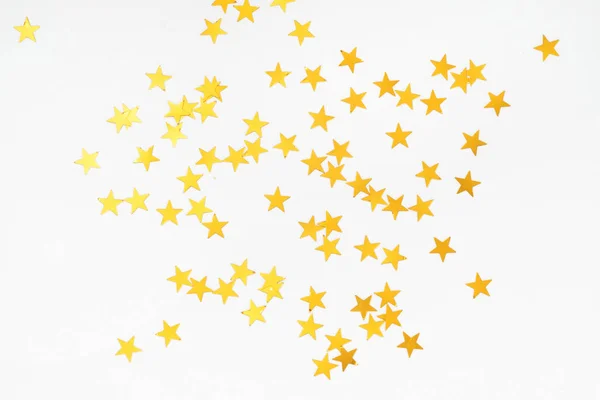 Haufen goldener Sterne — Stockfoto