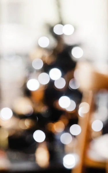 ぼやけたクリスマスツリー — ストック写真