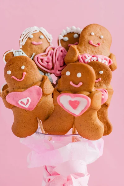 Kekse zum Valentinstag — Stockfoto