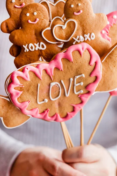 Biscuits pour la Saint-Valentin — Photo
