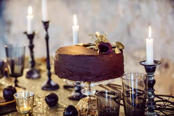 Christmas table setting — Stock Photo, Image