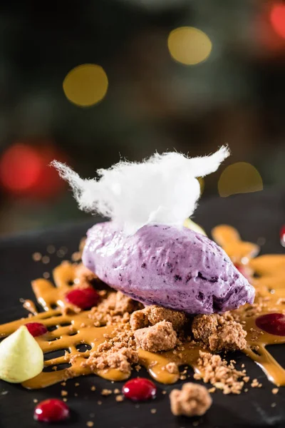 Delizioso dessert di Natale — Foto Stock