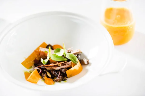 Seafood in white bowl — Stock Image Seafood in white bowl Royalty Free Stock Images