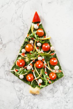 Noel ağacı pizza