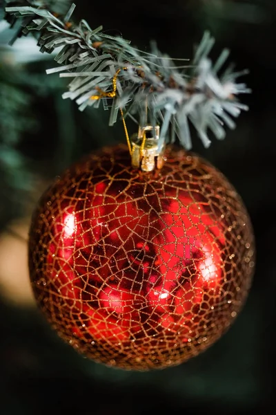 Arbre de Noël décoré — Photo