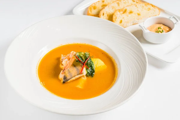 Seafood in white bowl — Stock Image Seafood in white bowl Royalty Free Stock Photos