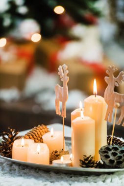 Noel dekoratif mumlar