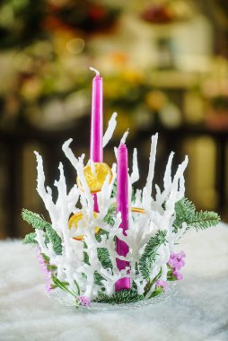 Christmas dekoratif kompozisyon  