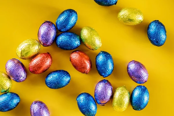 Folyo çikolata yumurta — Stok fotoğraf