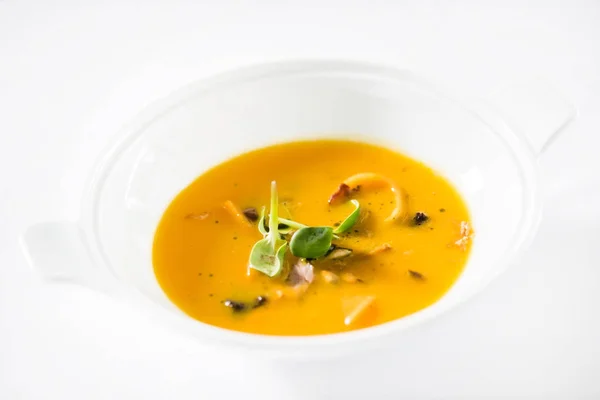 Seafood in white bowl — Stock Image Seafood in white bowl Royalty Free Stock Photos