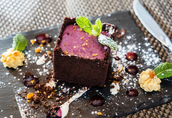 Sweet bär cheesecake — Stockfoto