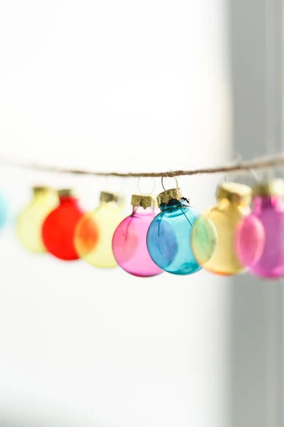 Colorful Christmas balls — Stock Photo, Image