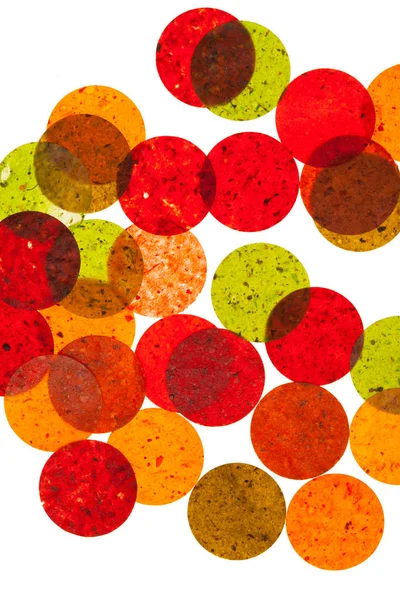 Mucchio di cerchi colorati — Foto Stock