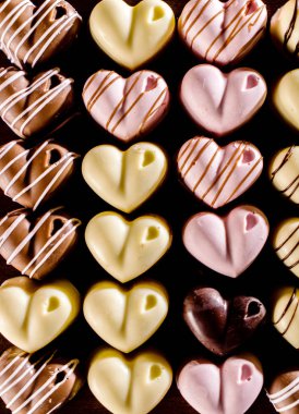 Sevgililer günü çikolata şekerleme 