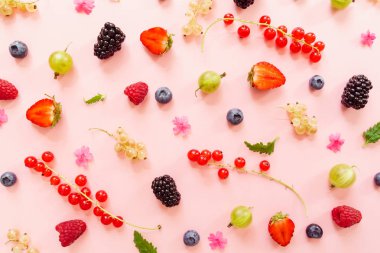 Taze çilek arka plan 