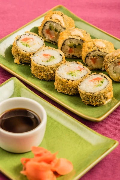 Delicioso sushi saboroso — Fotografia de Stock