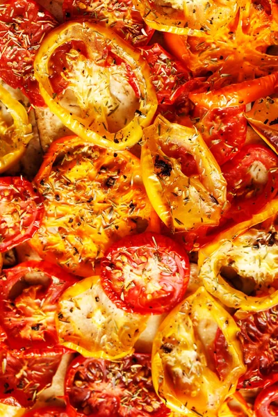 Sabroso Quiche con tomate — Foto de Stock
