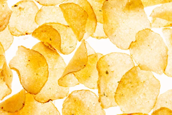 감자 칩의 더미 — 스톡 사진