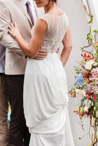 Pareja en el día de la boda —  Fotos de Stock