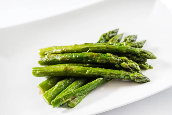 Green roasted asparagus — Stock Photo, Image