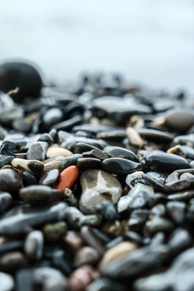 Pedras de seixo e mar — Fotografia de Stock