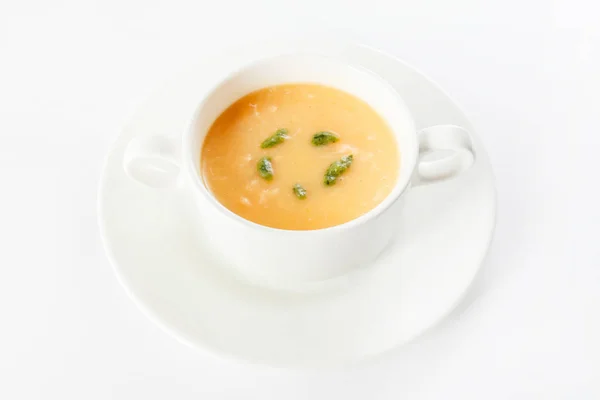 Leckere Sahnesuppe — Stockfoto