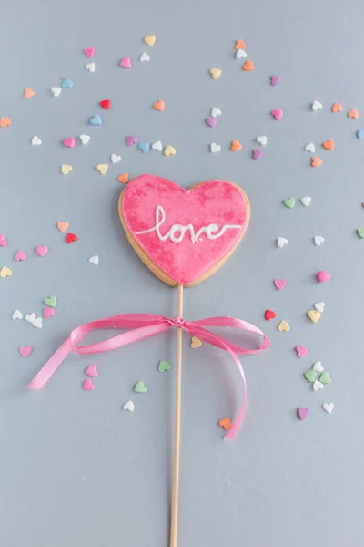 Galleta para San Valentín —  Fotos de Stock