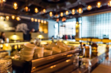  Restoran bulanık arka plan