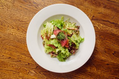 taze lezzetli salata