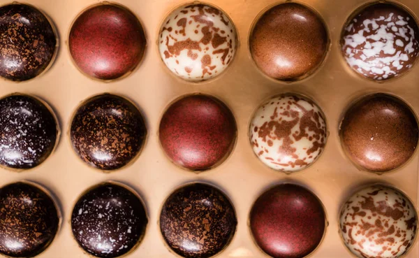 Delicious chocolate truffles — Stock Photo, Image