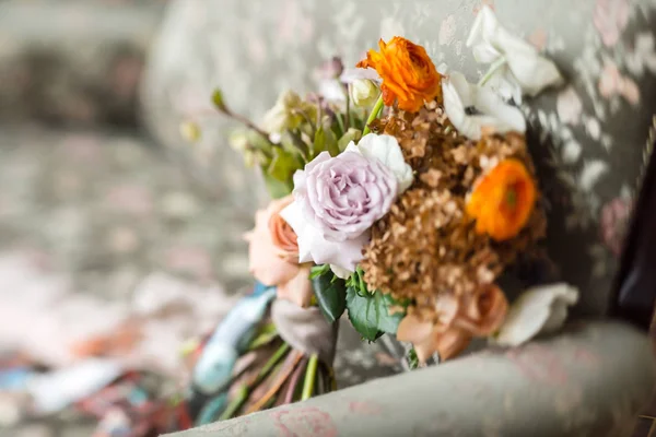 Свіжі весільний букет — стокове фото
