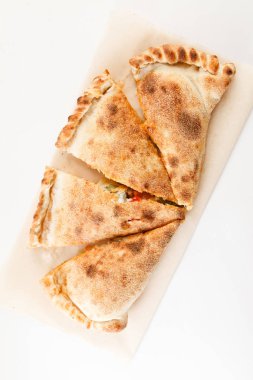 sliced Calzone pizza clipart
