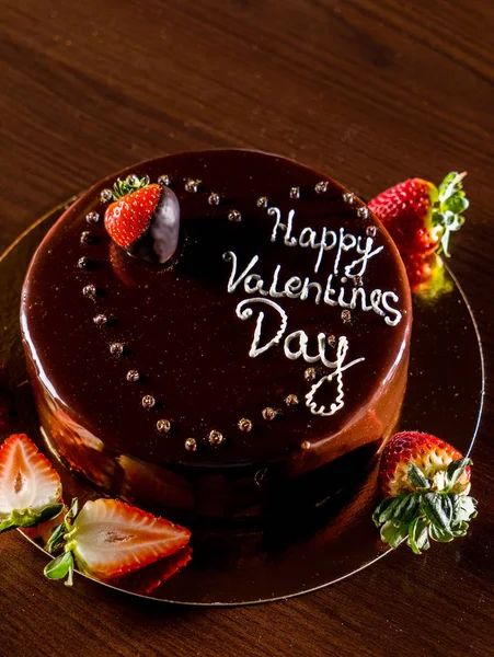 Cake for Valentines day — Stock Photo, Image