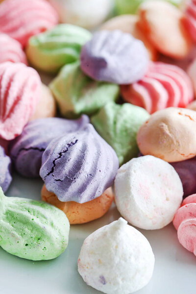 Merengues de color pastel — Foto de Stock