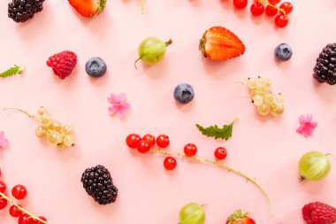 Taze çilek arka plan    