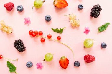 Taze çilek arka plan    