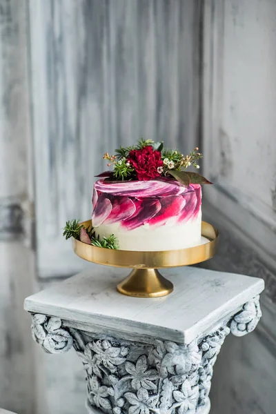 맛 있는 웨딩 케이크 — 스톡 사진