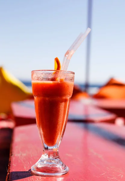 Batido de frutas rojas —  Fotos de Stock