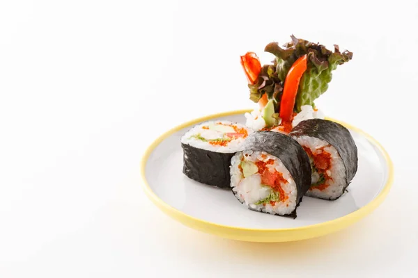 Chutné sushi na desce — Stock fotografie