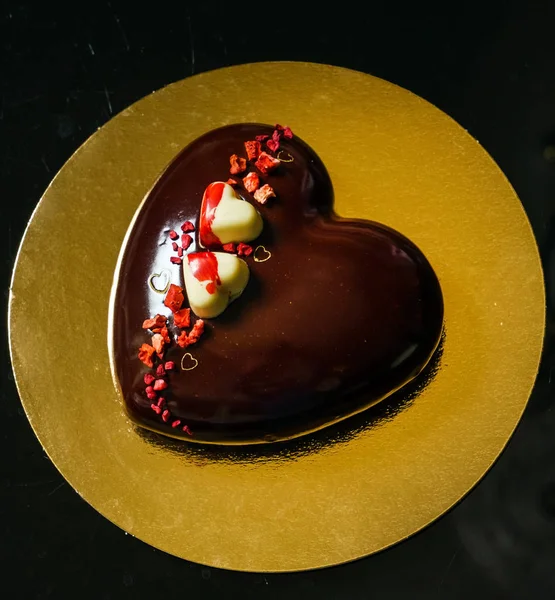 心形巧克力糖果 — 图库照片