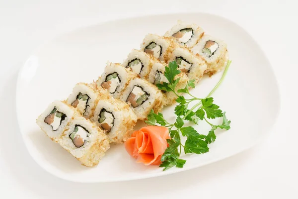 Traditional sushi rolls — Stock Photo, Image