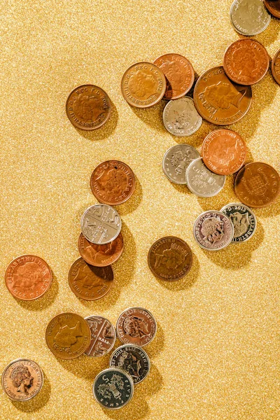 British Pound coins — Stock Photo, Image