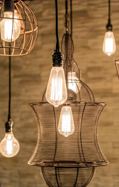 Moda lâmpadas vintage — Fotografia de Stock