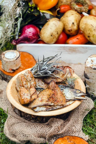 Delicious smoked fish — Stock Image Delicious smoked fish Stock Image