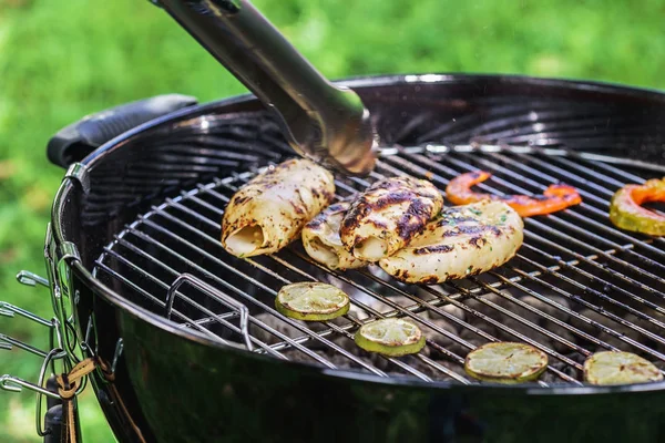 Heerlijke Gegrilde calamares — Stockfoto