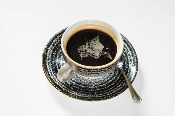 Tasse de café frais chaud — Photo