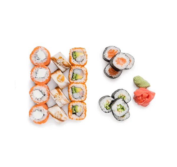 Köstliche Sushi-Rolle — Stockfoto