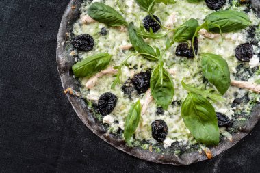 Güzel yaratıcı pizza