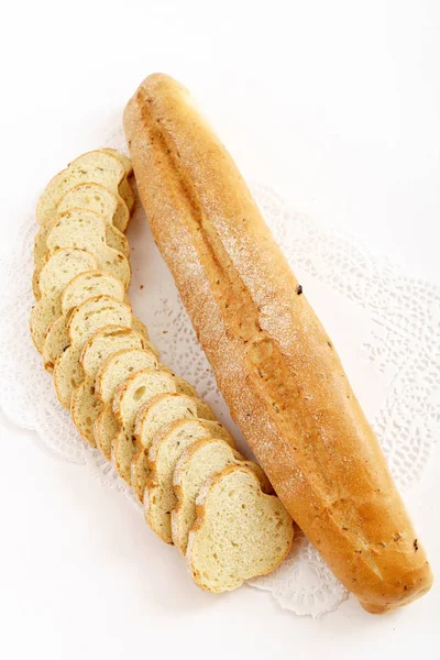 Baguette croûtée fraîche — Photo